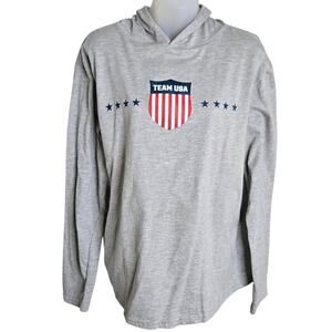 United States Olympic Committee Unisex Hoodie XXL‎ Team USA Gray Sportswear